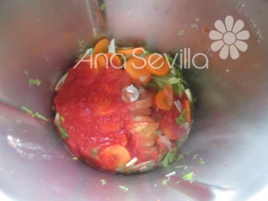 Tomate y resto de ingredientes