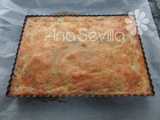 Pastel de bacalao ya horneado