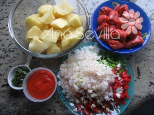 Preparar los ingredientes