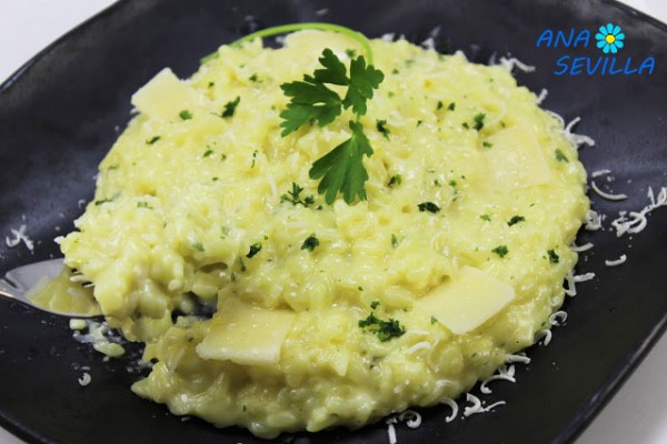 Risotto cuatro quesos