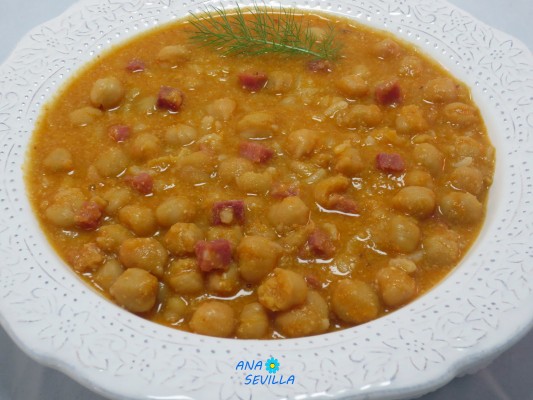 Garbanzos con arroz