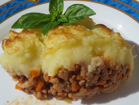 Pastel de carne y patata