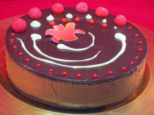 Tarta mousse de chocolate