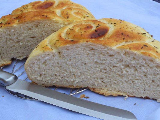 Pan de ajo y orégano