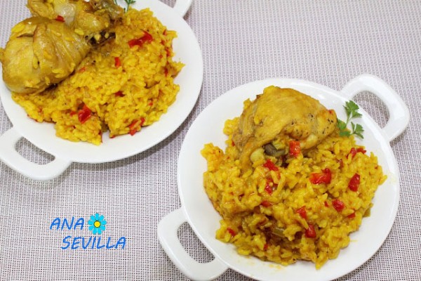 Arroz con pollo al curry