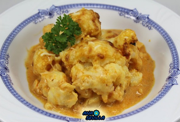 Coliflor a la oriental