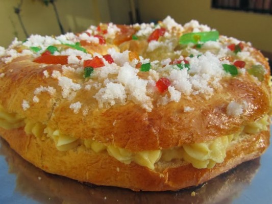 Roscón de Reyes con masa madre