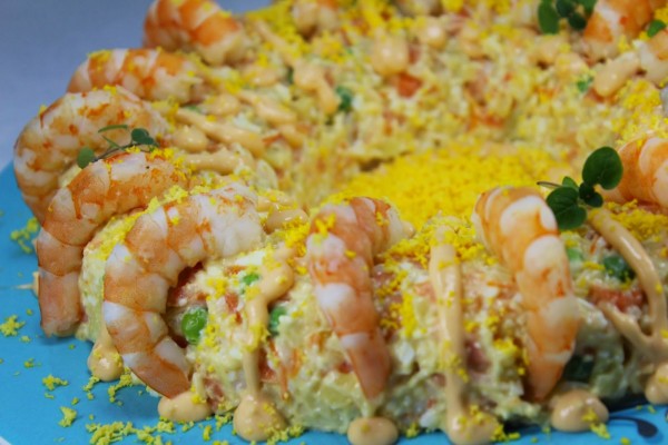 Ensaladilla de langostinos