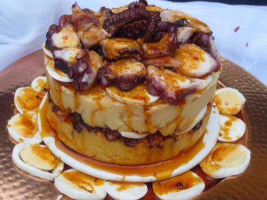 Tarta de pulpo