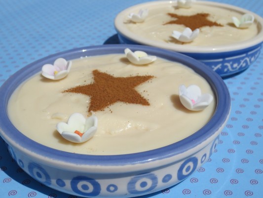 Natillas de leche merengada (Sin huevo)