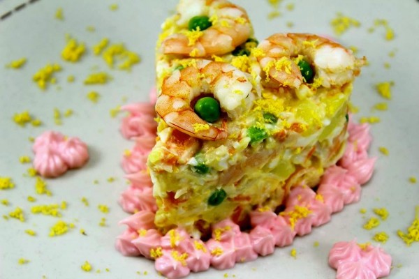 Ensaladilla de langostinos