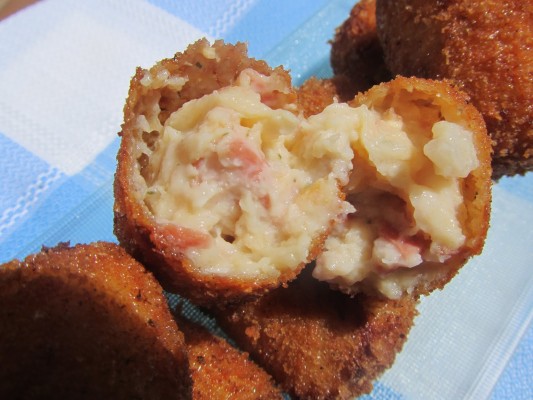 Croquetas de pizza