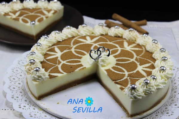 Tarta de canela y nata