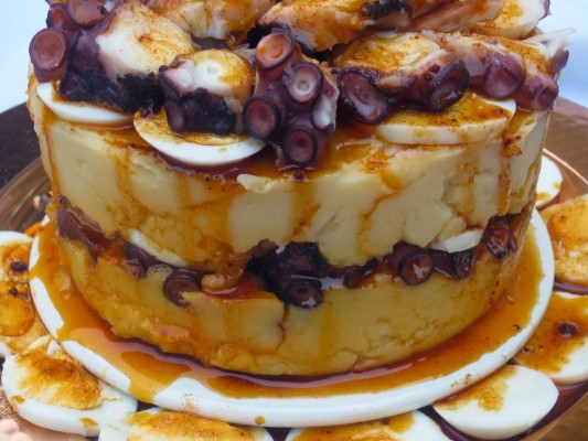 Tarta de pulpo