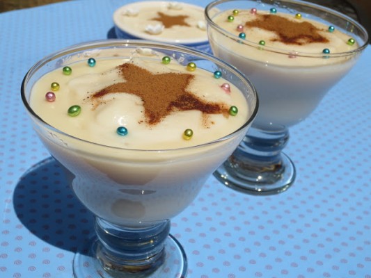 Natillas de leche merengada (Sin huevo)