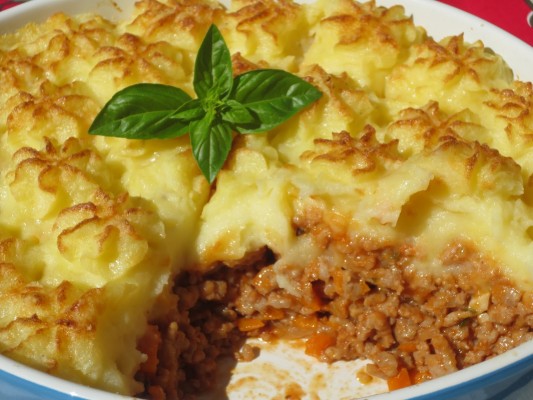 Pastel de carne y patata