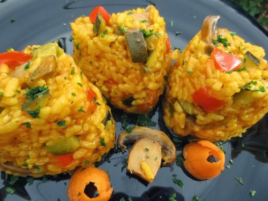 Arroz de verduras