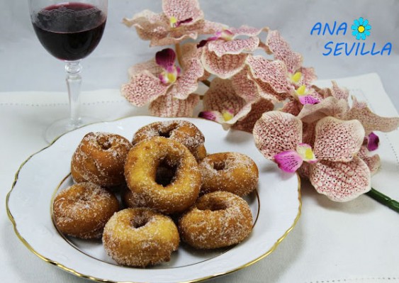 Rosquillas de leche condensada