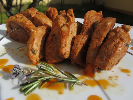 Pinchos morunos (adobo para carnes)