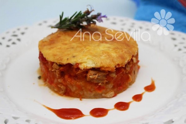 Arroz gratinado