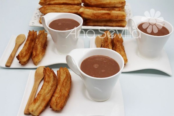 Chocolate con churros Thermomix