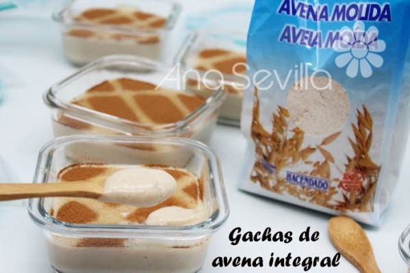 Gachas de avena integral