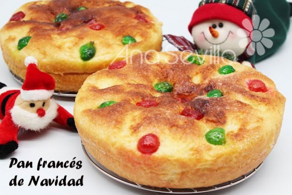 Pan francés de Navidad