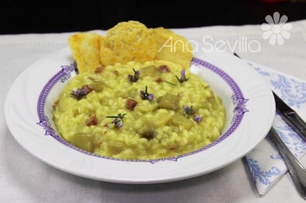 Risotto de berenjenas