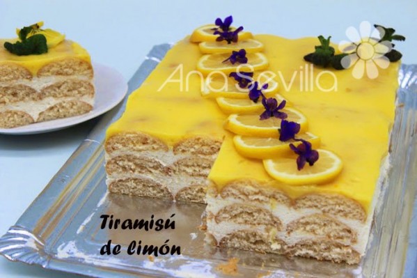 Tiramisú de limón