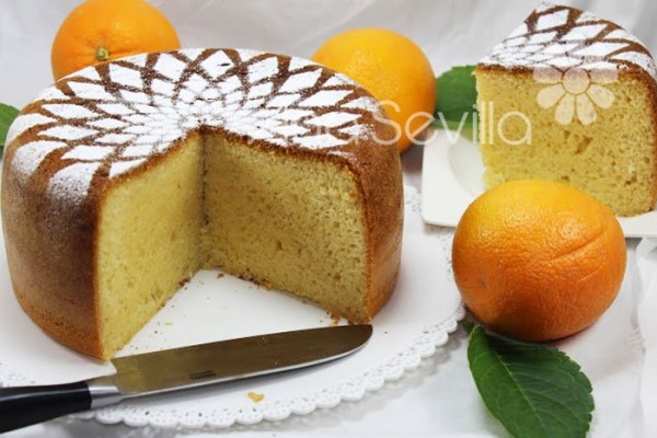 Torta de llanda de naranja