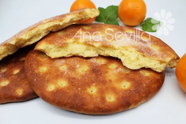 Tortas panaderas de naranja