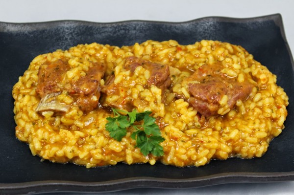 Arroz meloso con costillas con Thermomix