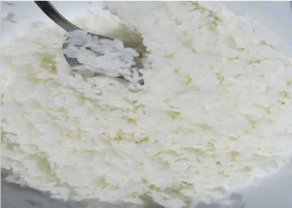 Pastel de ensalada de arroz Thermomix
