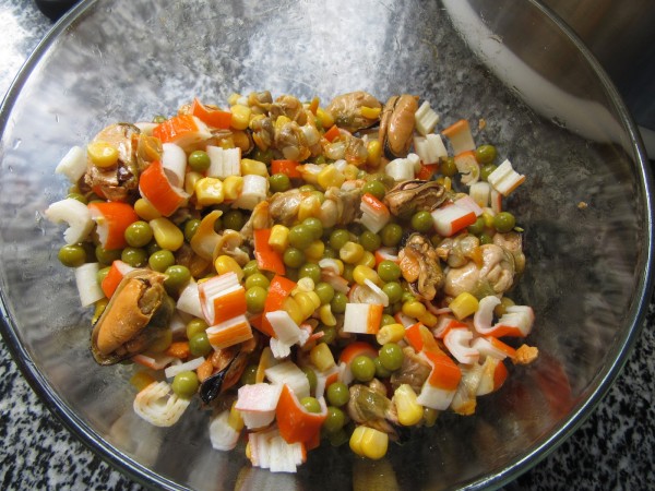 Ensalada de arroz marinera olla GM