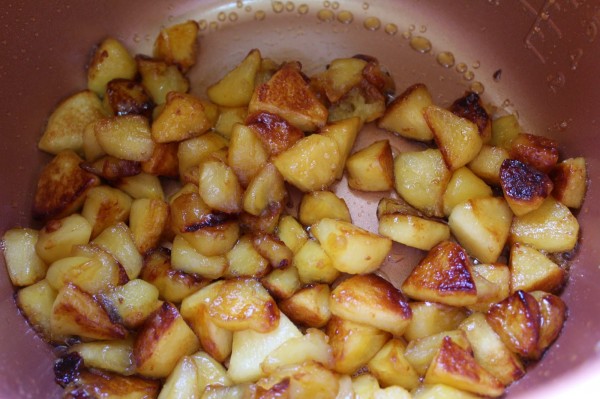 Flan de huevo y manzana olla GM