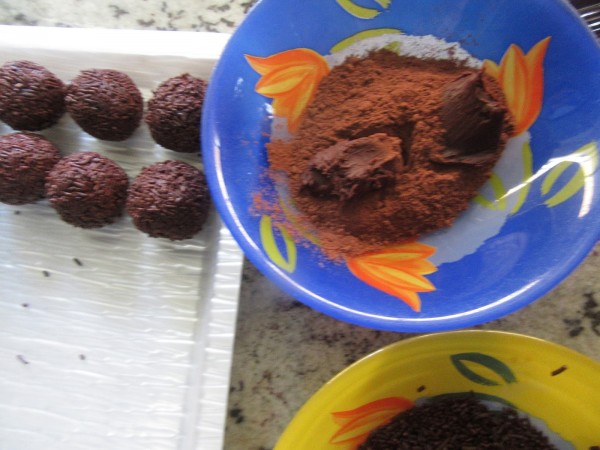 Trufas de licor con Thermomix