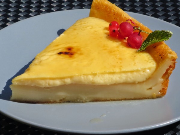 Quesada con crema catalana Thermomix