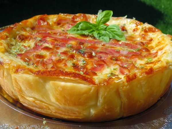 Quiche de croque-pizza olla GM