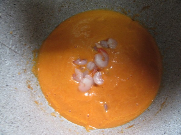 Merluza en salsa de gambas olla GM.