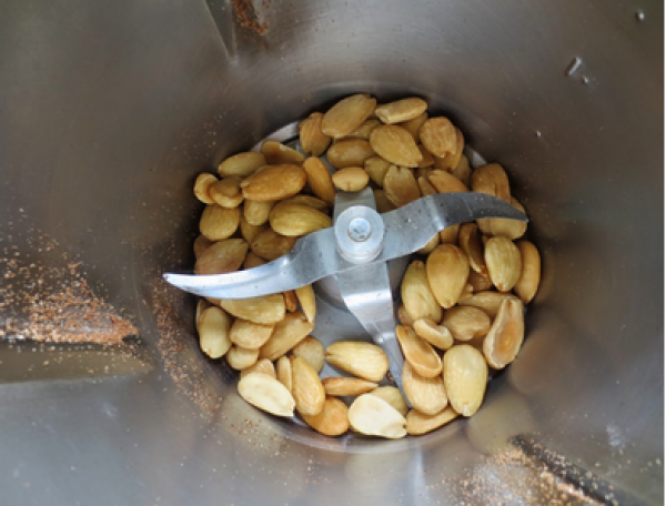 Turrón de muesli y aceite de oliva Thermomix.