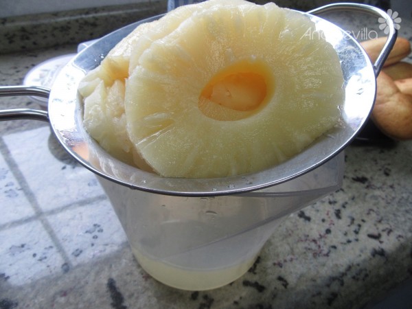 Tiramisú de piña expres Thermomix