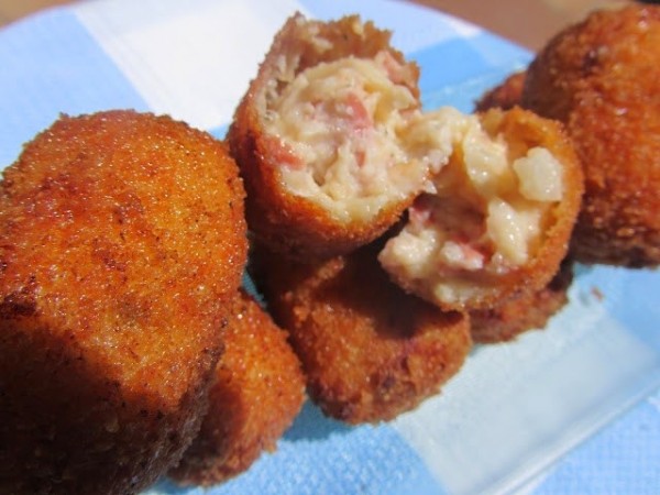 Croquetas de pizza Ana Sevilla cocina tradicional