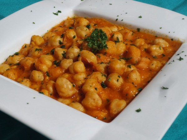 Garbanzos a la cerveza Ana Sevilla cocina tradicional