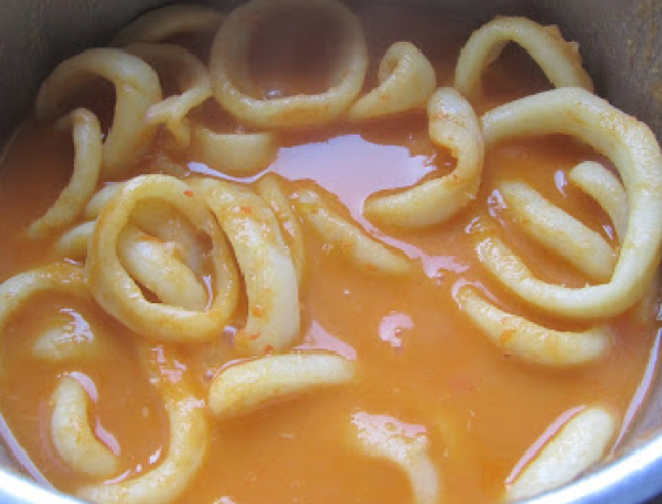 Calamares a la riojana olla GM
