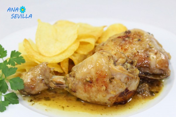 Pollo guisado de mamá olla GM Ana Sevilla