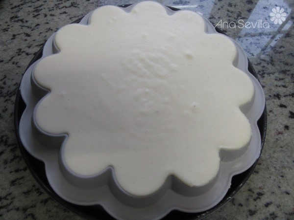 Mousse de chocolate blanco glaseado Thermomix