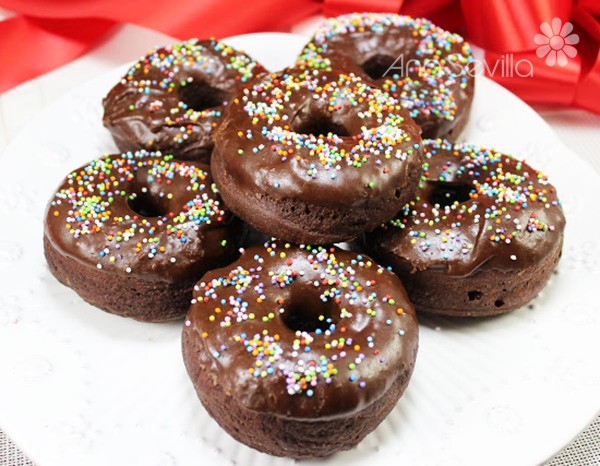 Donuts de chocolate