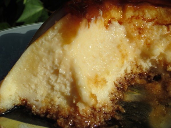 Flan de queso y coco Thermomix