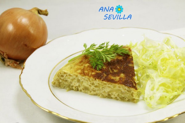 Tortilla de cebolla ración olla GM