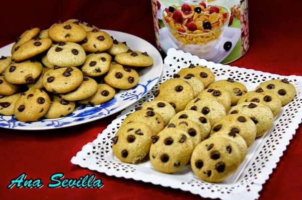 Cookies integrales sin huevo Ana Sevilla cocina tradicional